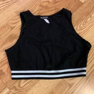 Fashion Nova Distressed Bralette